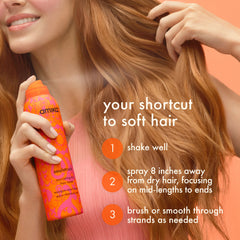 travel-sized soul-utions soulstruck, perk up dry shampoo + soulfood travel haircare set