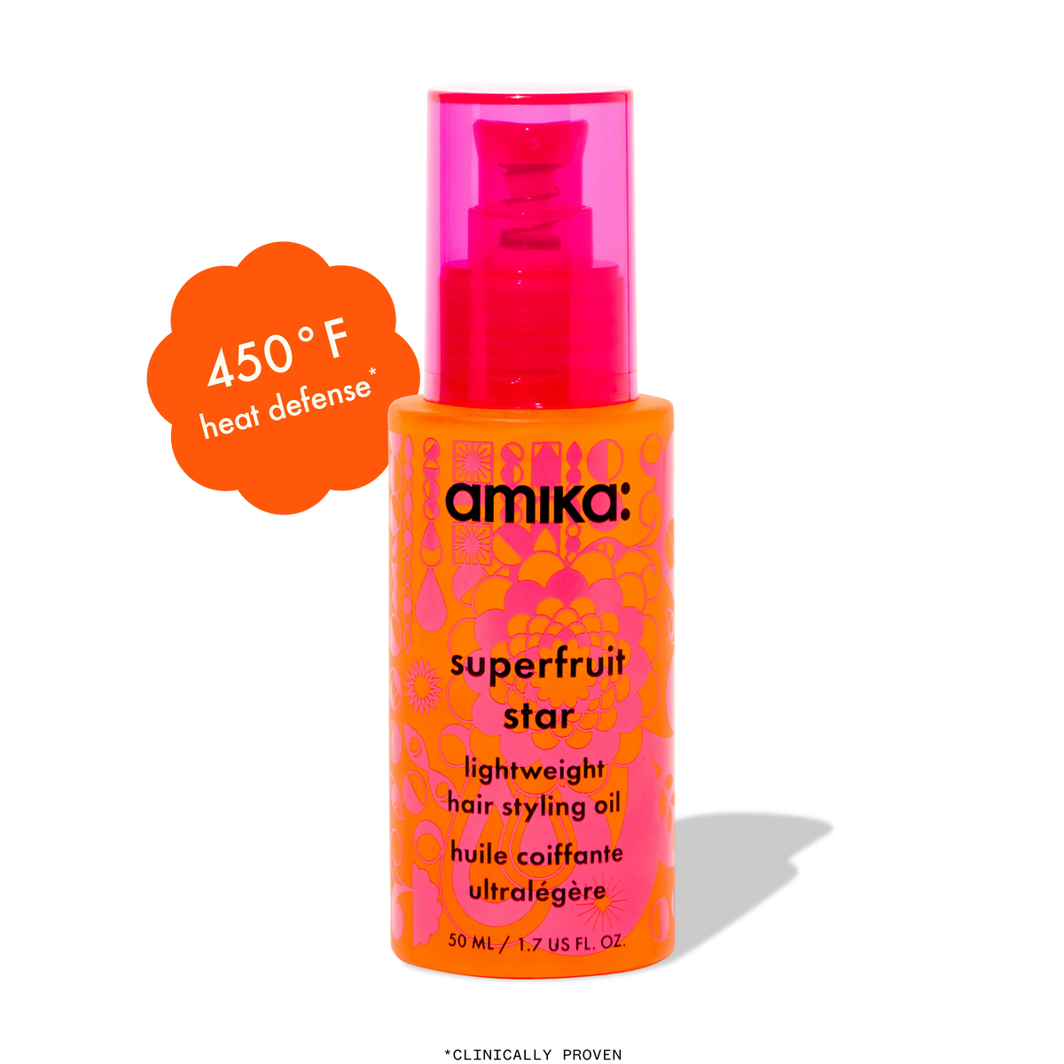 superfruit star lightweight hair styling + heat defense oil - 1.7 oz / 50 ml