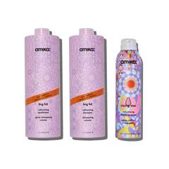 super-sized iconic volume bundle big hit volumizing shampoo + conditioner + rising star volumizing spray