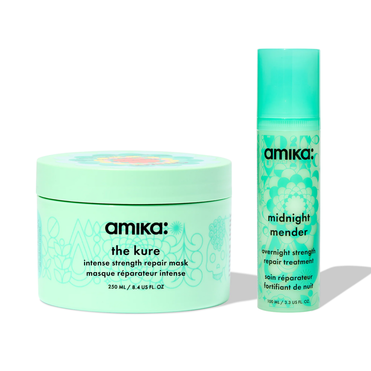 the comeback crew strengthening repair hair mask + treatment duo
