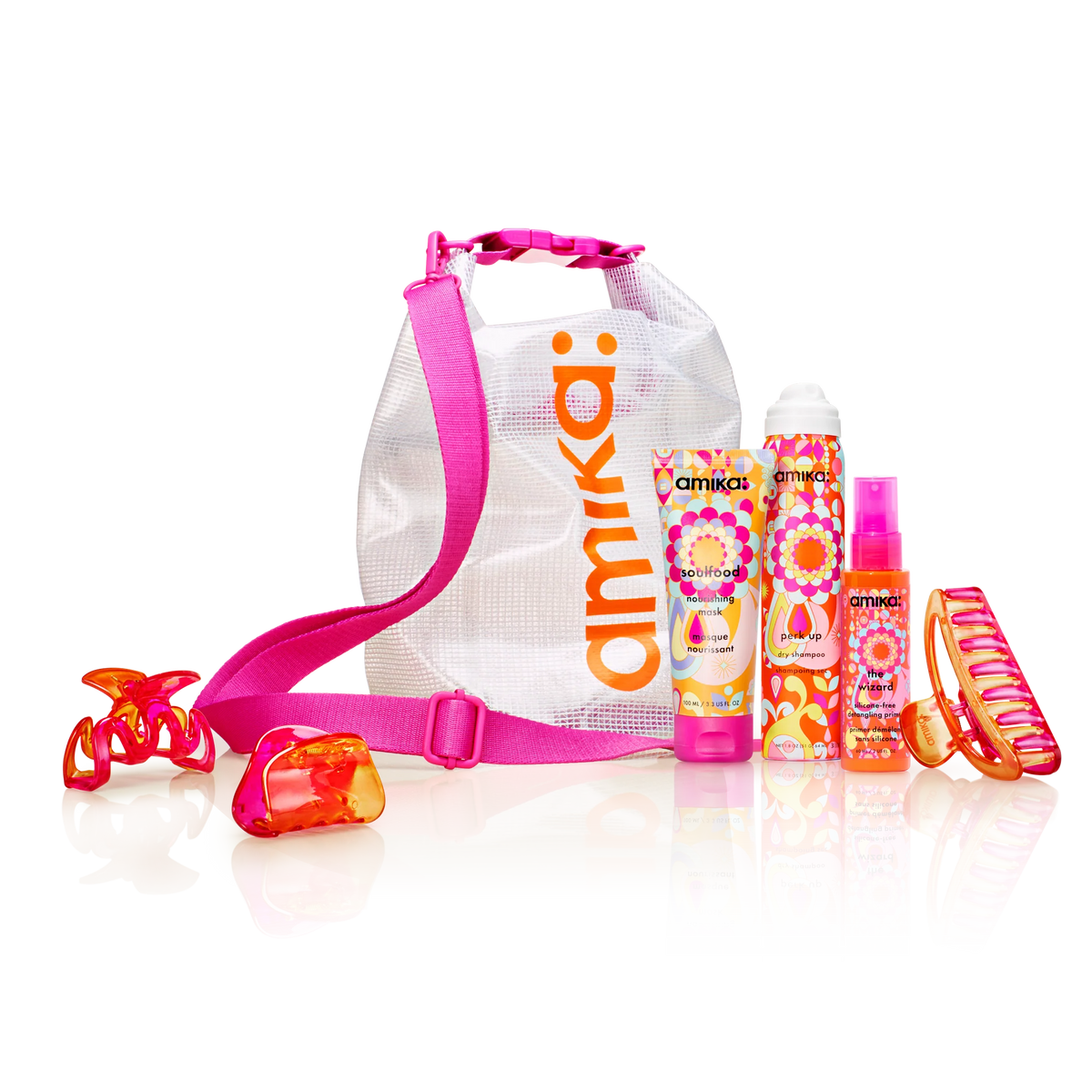 amika on-the-go signatures + accessories set