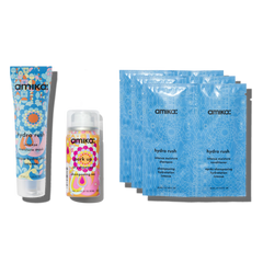 hydration trial kit hydro rush intense moisture shampoo, conditioner, mask + perk up dry shampoo