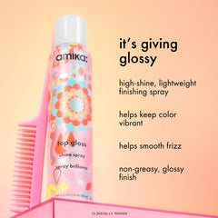 top gloss hair shine spray